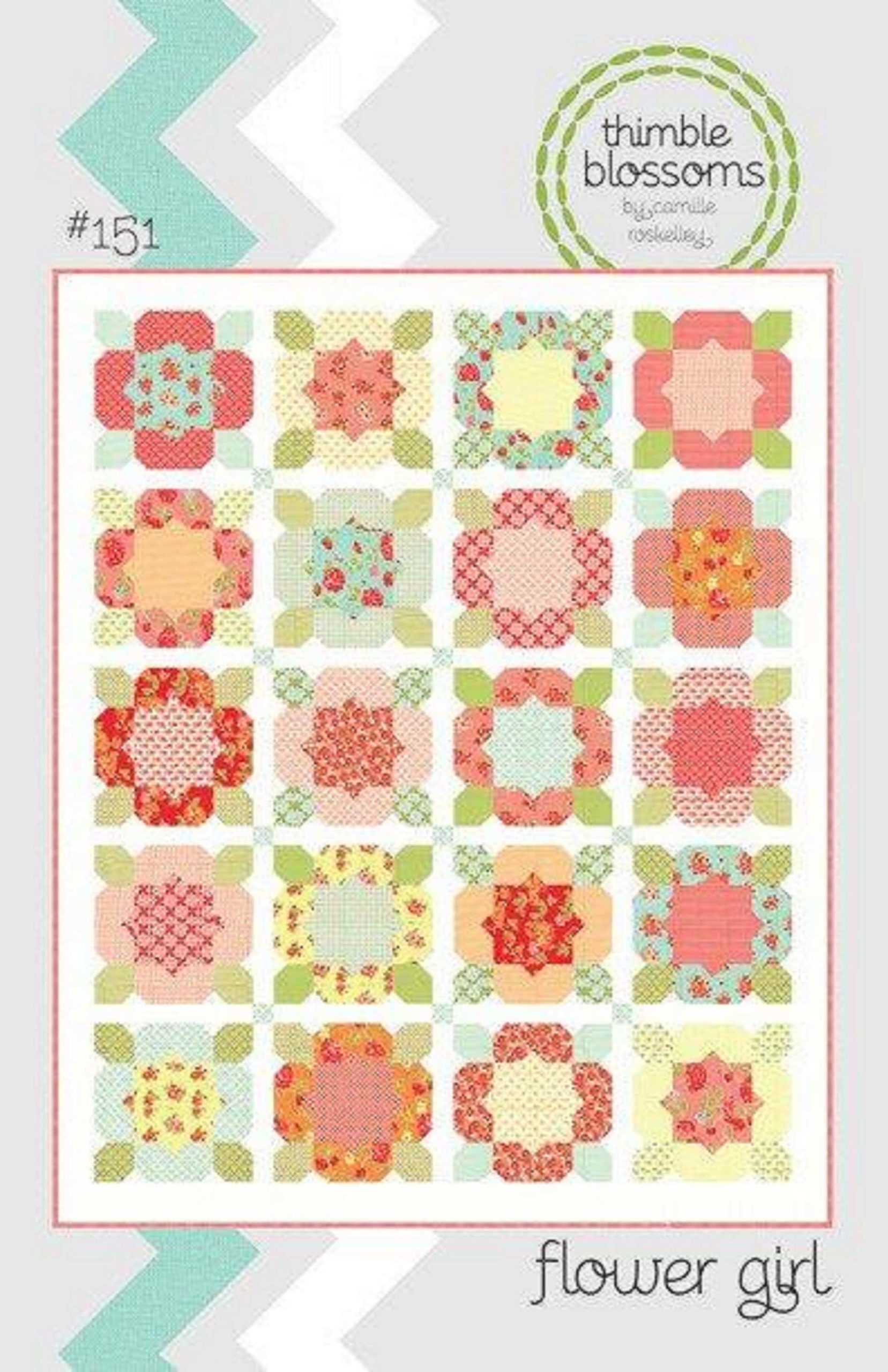 Flower Girl Quilt Pattern The Quilting Engineer